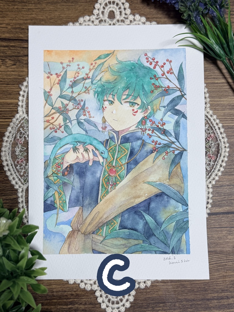 【水彩原画】水彩強化マラソンまとめ本用新規イラスト 3種