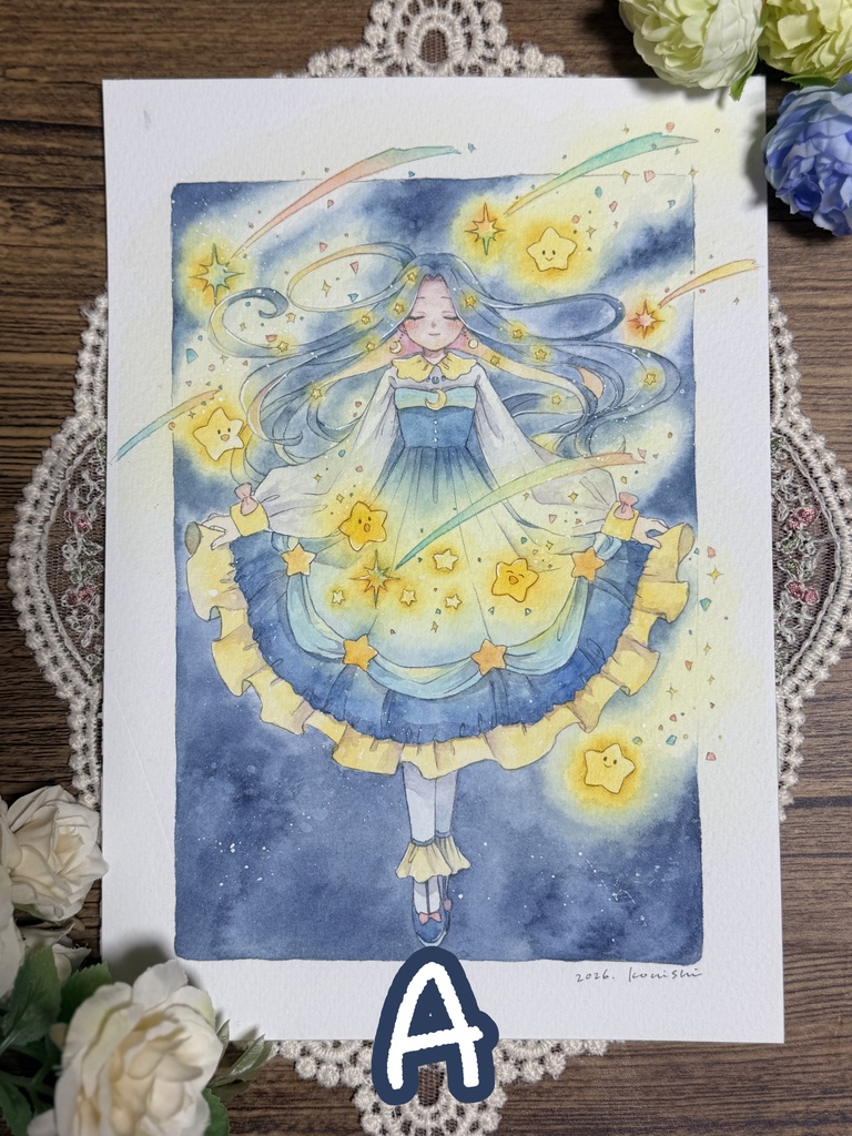 【水彩原画】水彩強化マラソンまとめ本用新規イラスト 3種