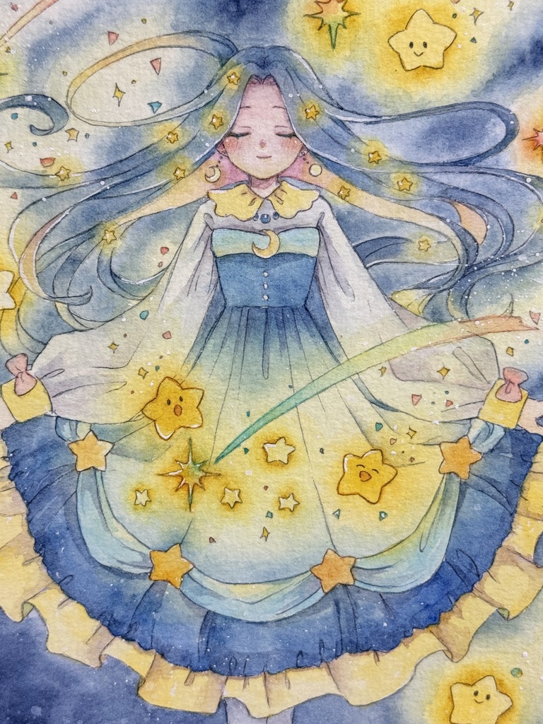 【水彩原画】水彩強化マラソンまとめ本用新規イラスト 3種