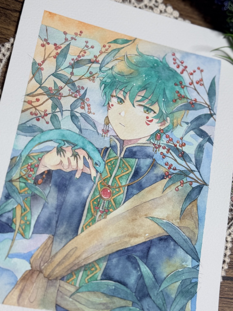 【水彩原画】水彩強化マラソンまとめ本用新規イラスト 3種