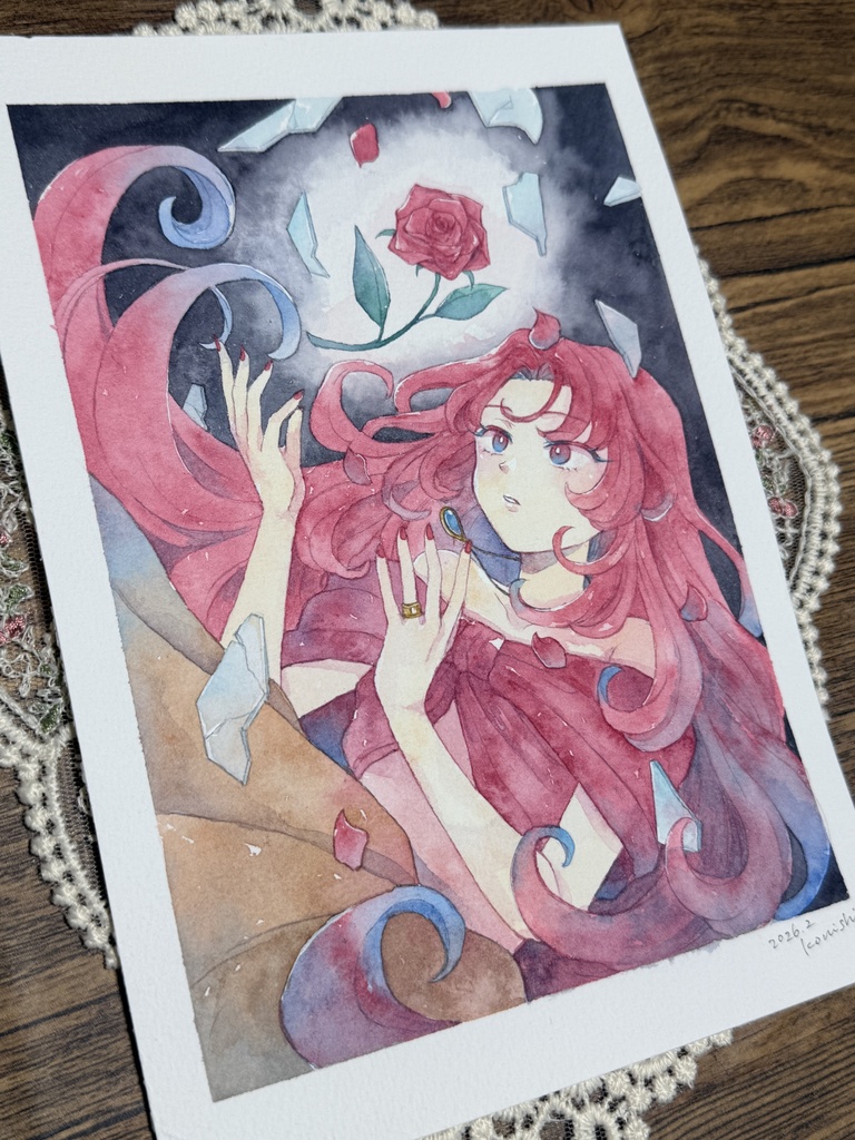 【水彩原画】水彩強化マラソンまとめ本用新規イラスト 3種