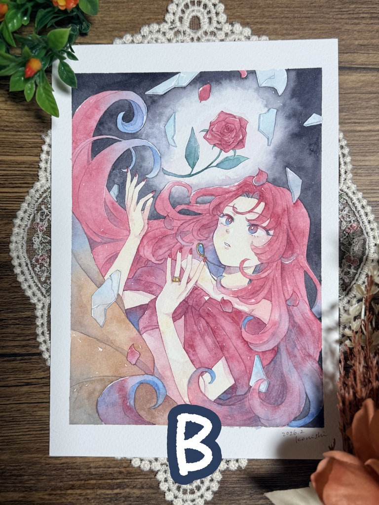 【水彩原画】水彩強化マラソンまとめ本用新規イラスト 3種