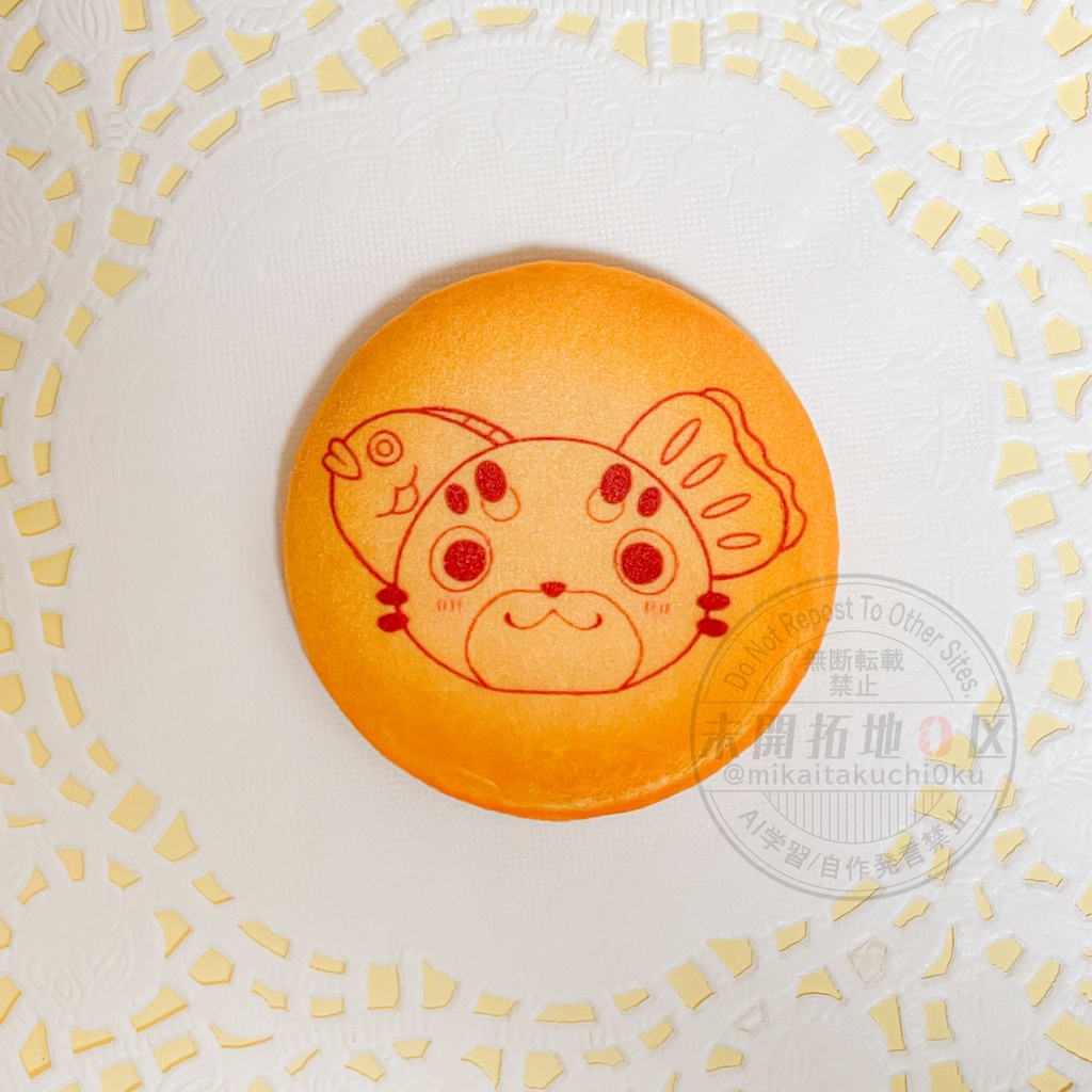 福太のふわふわ缶バッジ