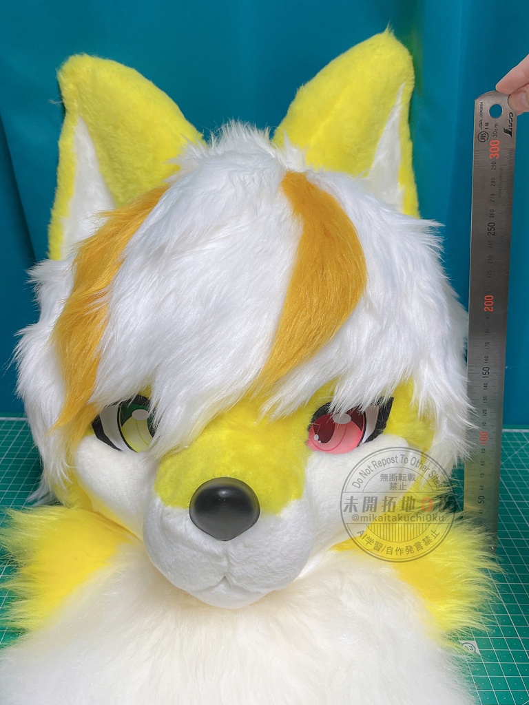 ケモノ着ぐるみ キツネ ヘッド