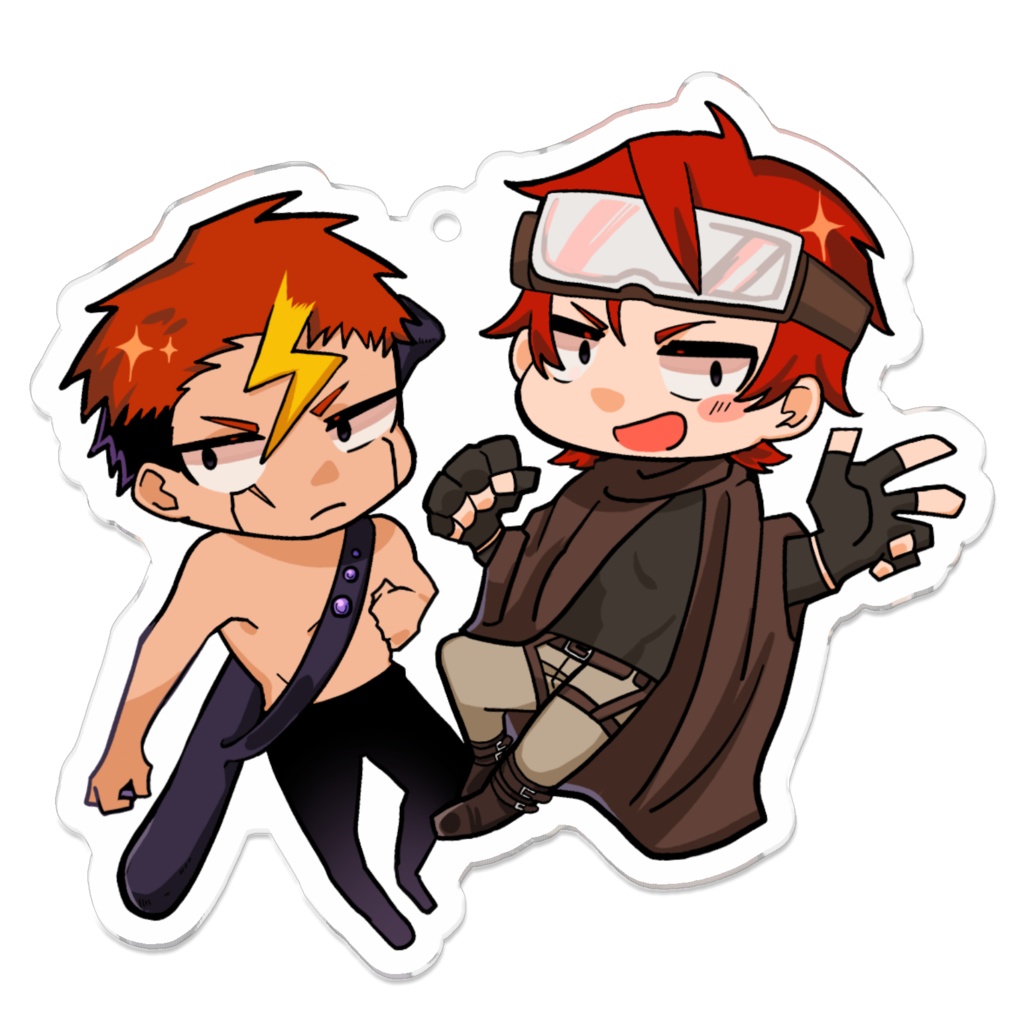 ハンサムくんと姫居のアクキー