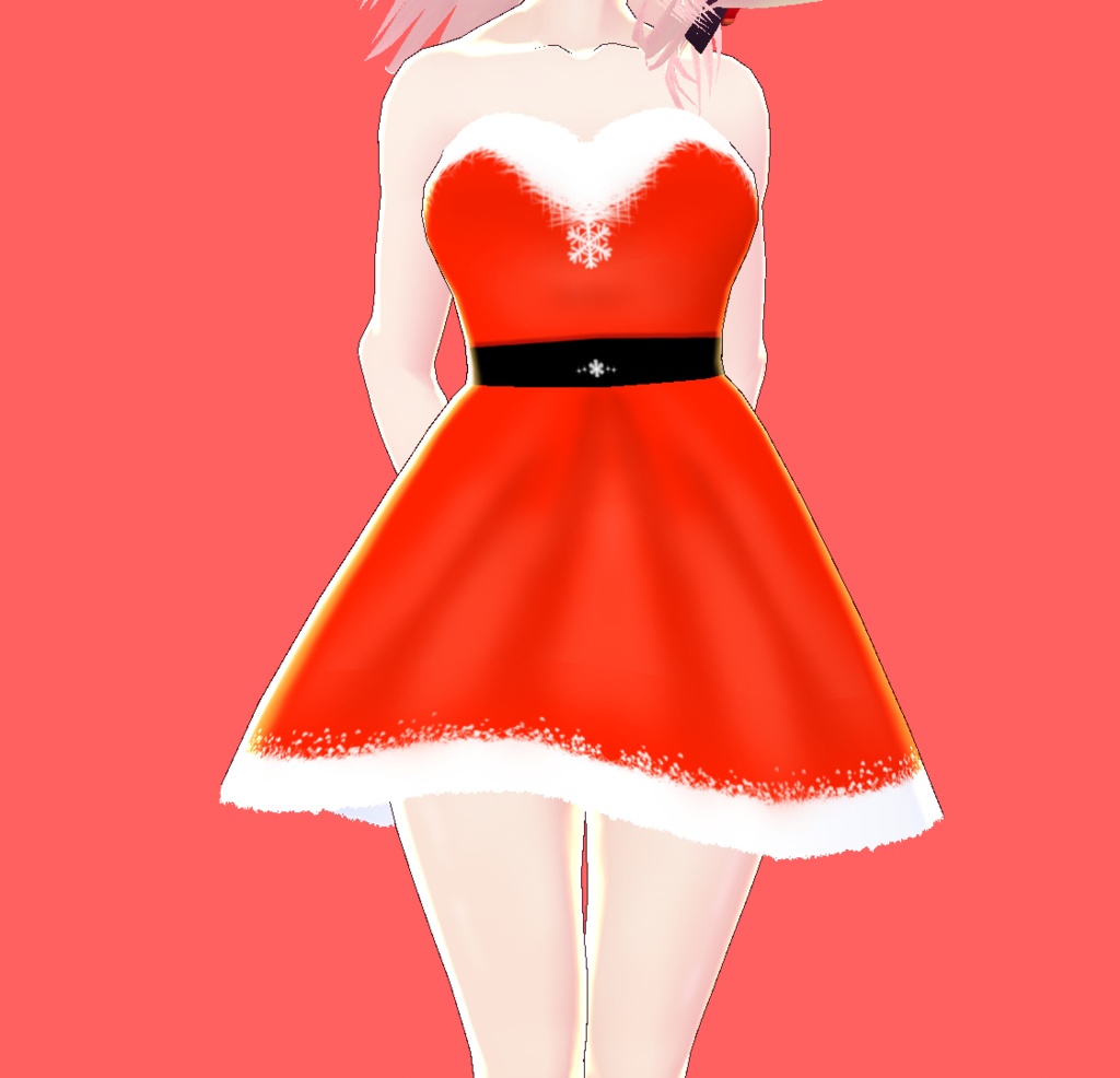 【Vroid用】クリスマス!サンタの衣装とブーツのテクスチャ