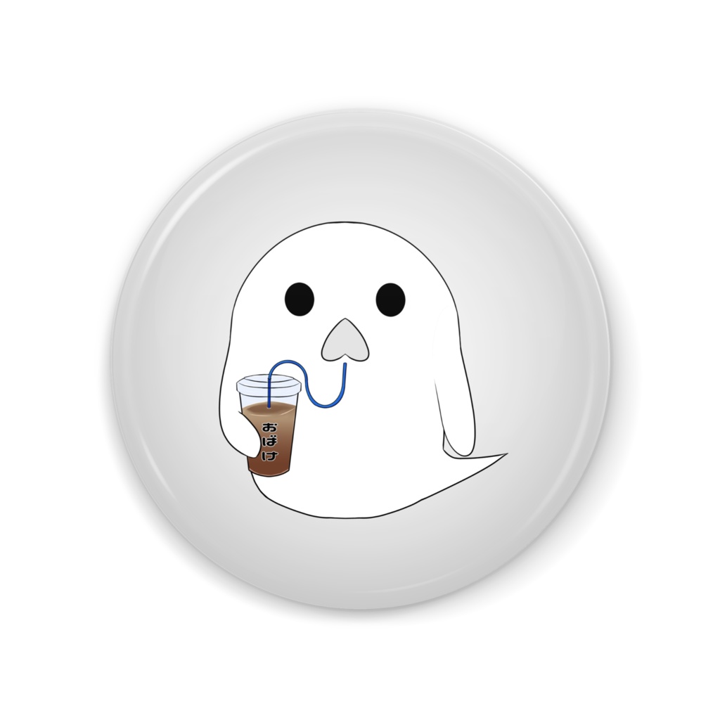 『おばけちゃん』缶ミラー 56mm 各色
