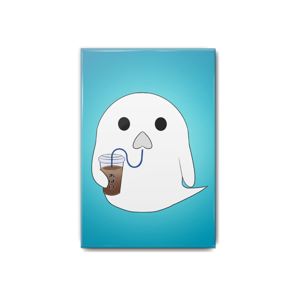 『おばけちゃん』缶バッジ 各形状/サイズ/※色