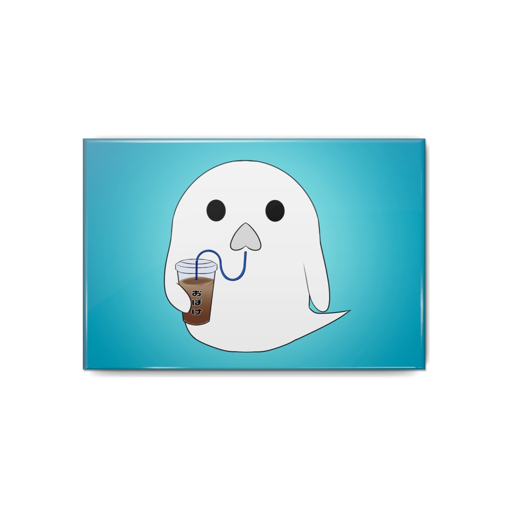 『おばけちゃん』缶バッジ 各形状/サイズ/※色