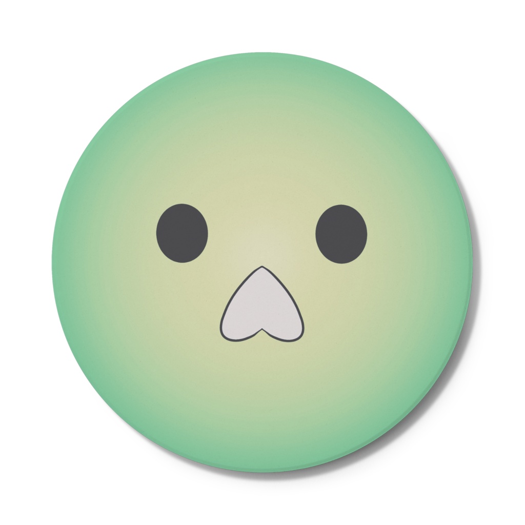 『おばけちゃん』コースター 丸形/角形 各色