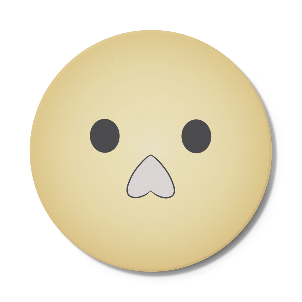 『おばけちゃん』コースター 丸形/角形 各色