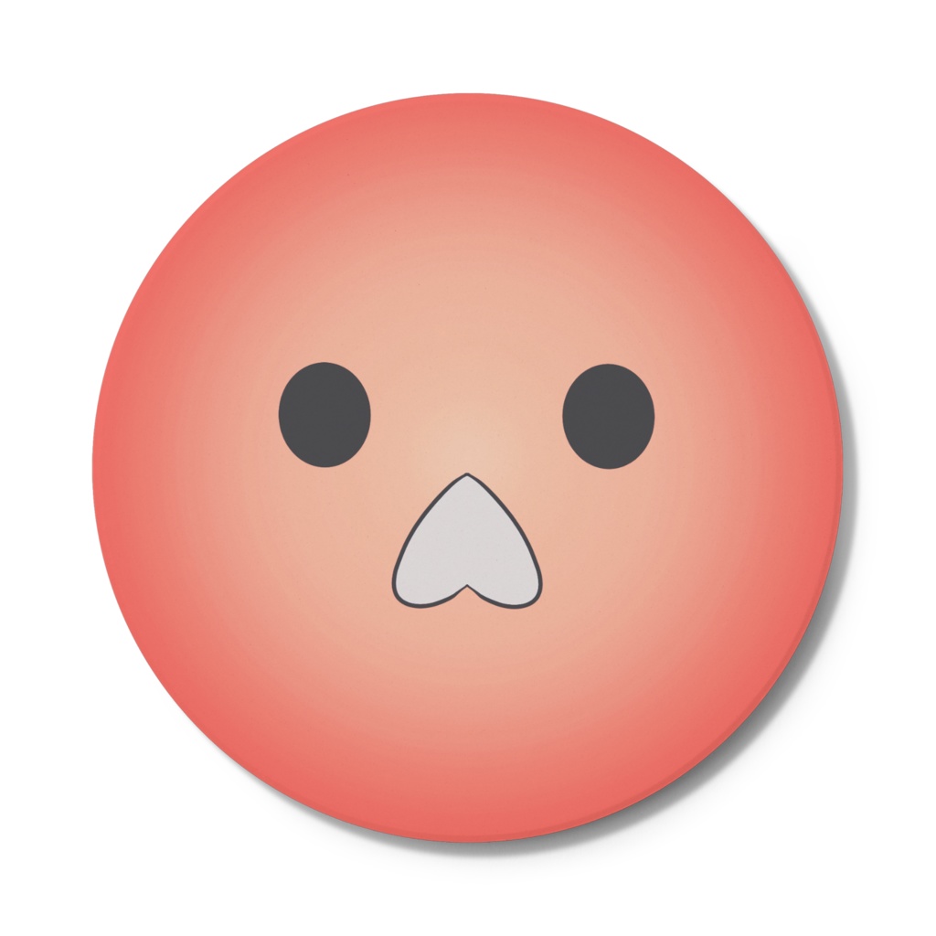 『おばけちゃん』コースター 丸形/角形 各色