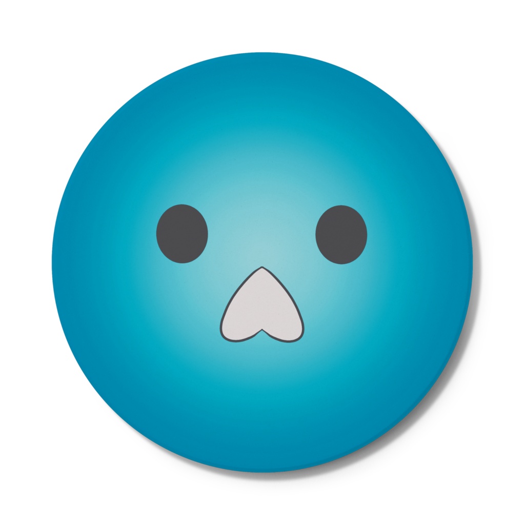 『おばけちゃん』コースター 丸形/角形 各色