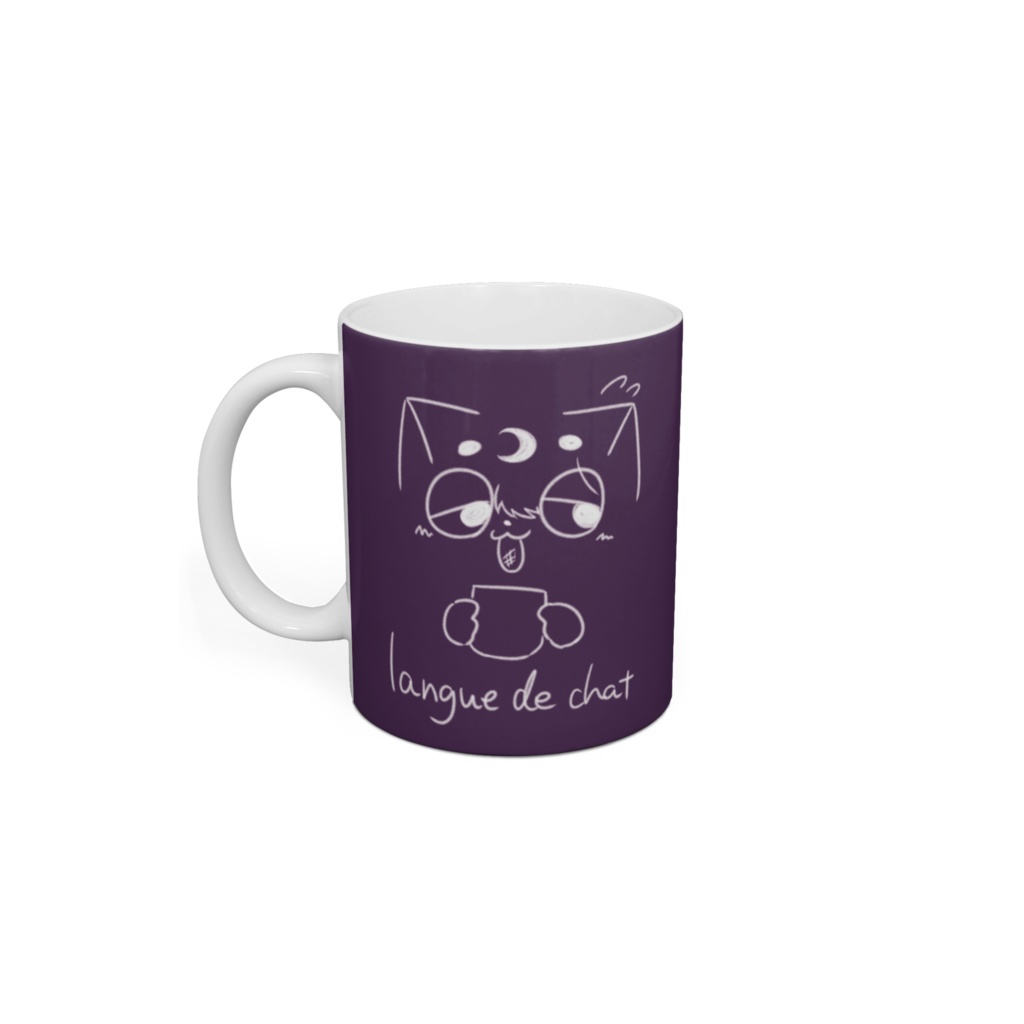 ねこじたマグカップ ルチード・ドルソニャ