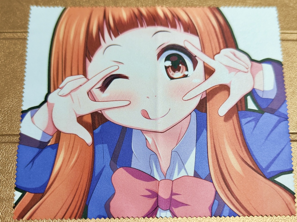 仁奈ちゃんぺろりんメガネ拭き