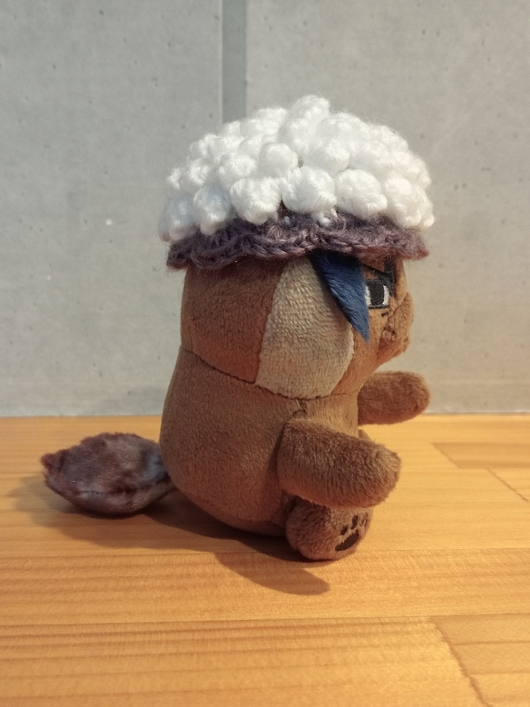 シャンプーハットみたいな帽子