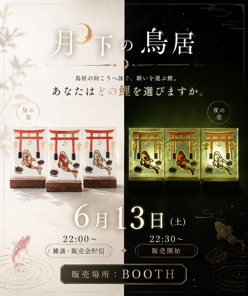 『月下の鳥居』