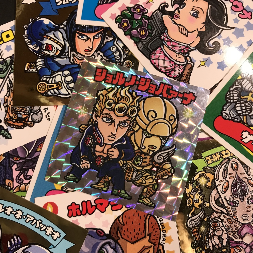 5部 JOJO ビックリマン  シール 全36枚入り   The JOJOLands  にふぉるめーしょん ビックリマン ジョジョ
