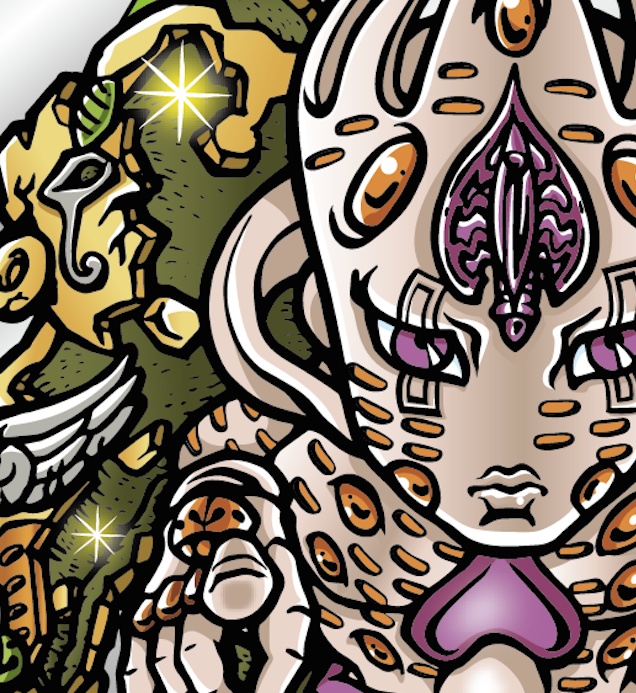 5部 JOJO ビックリマン  シール 全36枚入り   The JOJOLands  にふぉるめーしょん ビックリマン ジョジョ