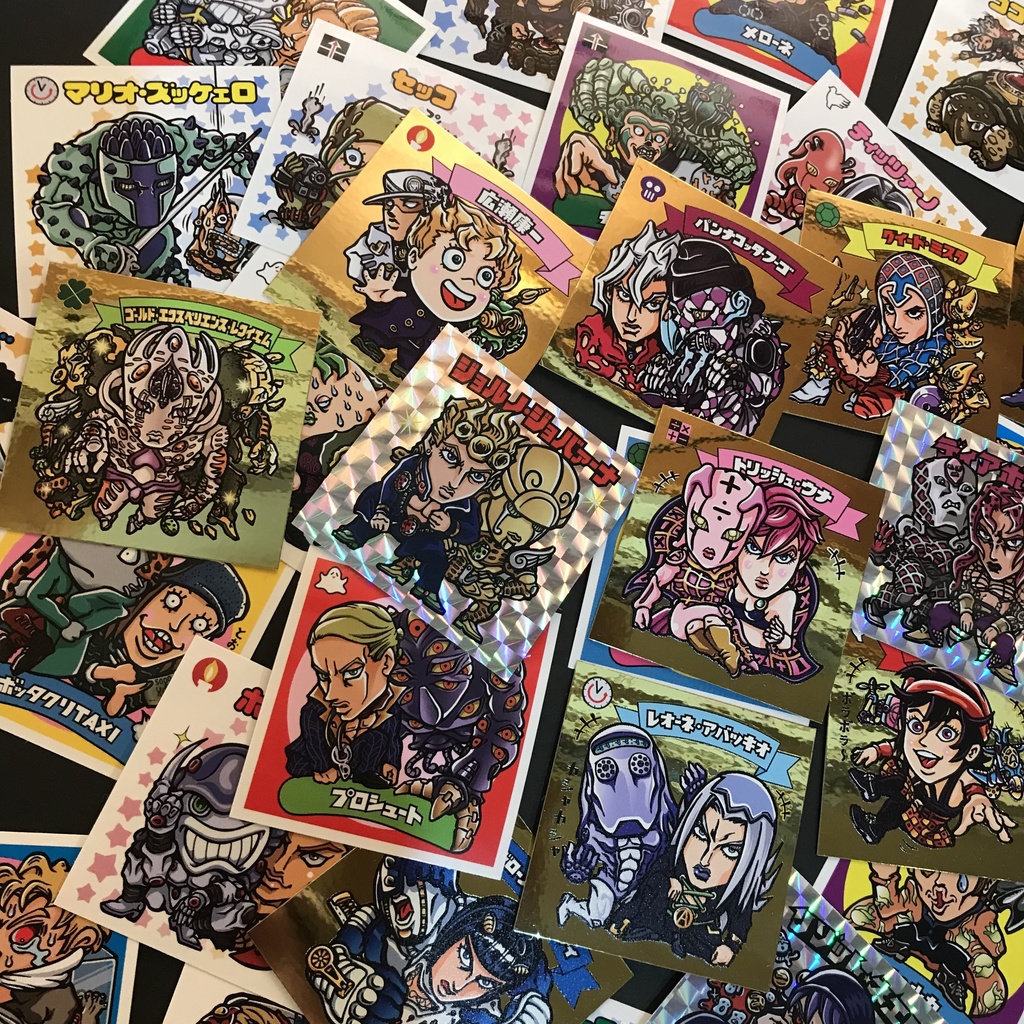 5部 JOJO ビックリマン  シール 全36枚入り   The JOJOLands  にふぉるめーしょん ビックリマン ジョジョ