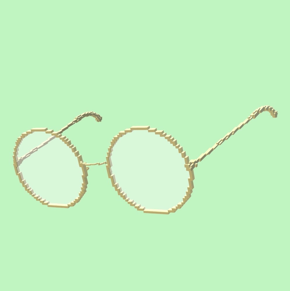 ROUND GLASSES PIXEL