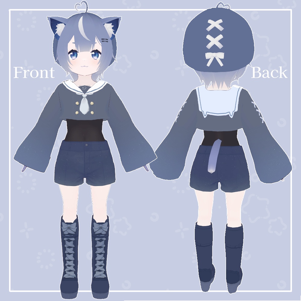 【Vroid製VRMモデル】宇宙猫-リゲル-