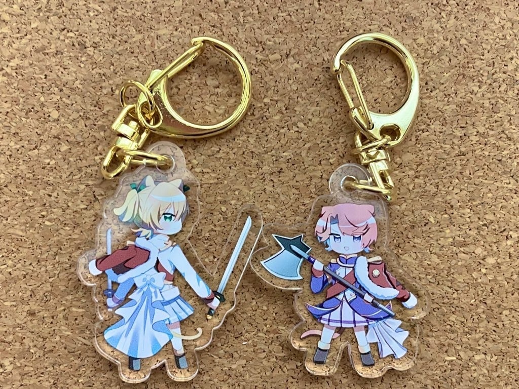 猫組アクリルキーホルダー