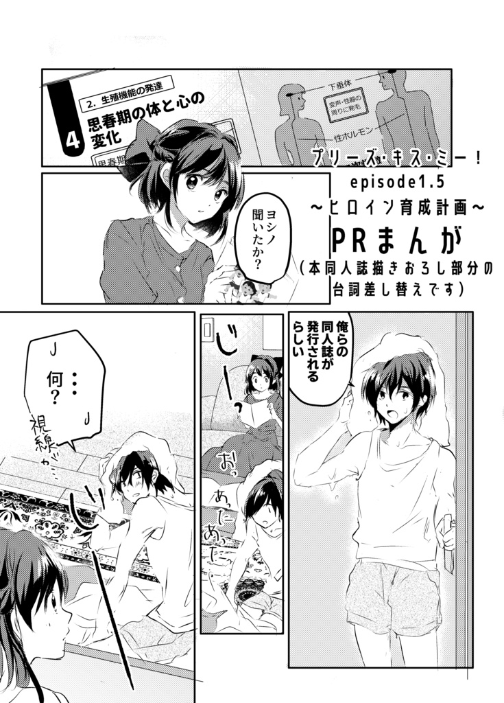 プリキス同人誌「episode1.5~ヒロイン育成計画~」(データ版)
