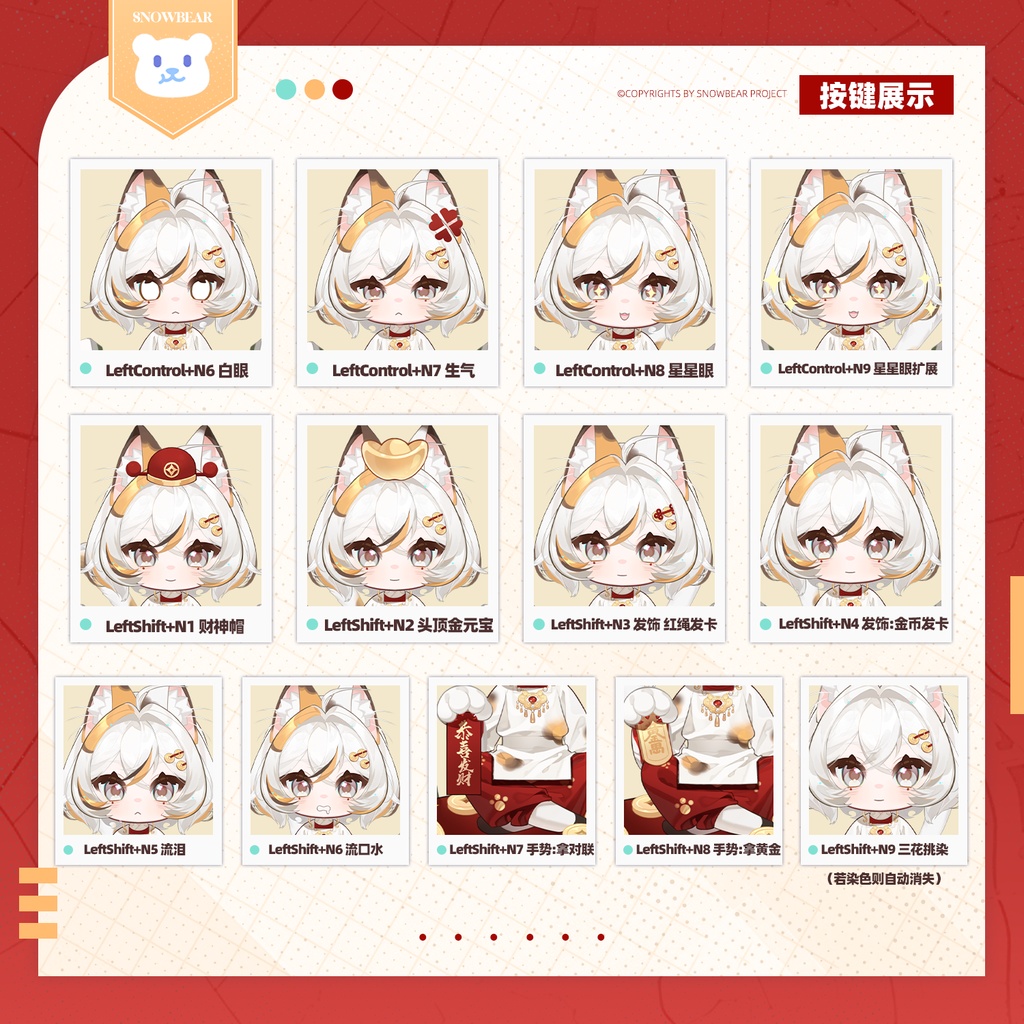 【Live2D】カスタムちび三毛猫 live2Dモデル【VTS対応】