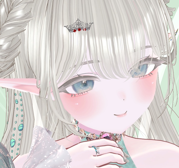 VRCイベント【Tiaralune】ロゴモチーフチャーム(free)