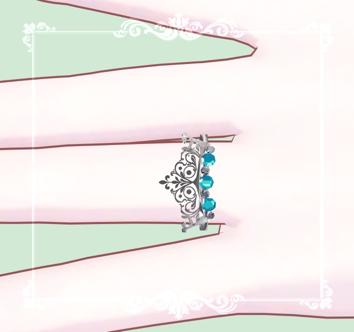 VRCイベント【Tiaralune】ロゴモチーフチャーム(free)