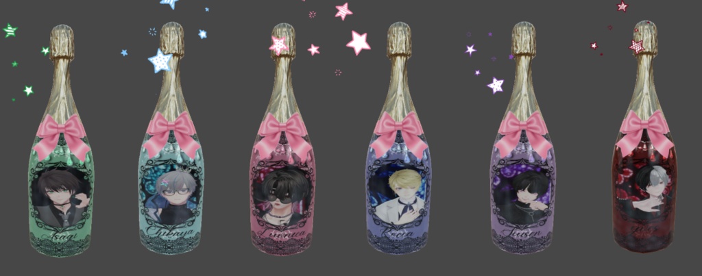 オリジナルシャンパンギミック差し替えテクスチャ【Tiaraluneキャスト仕様】free