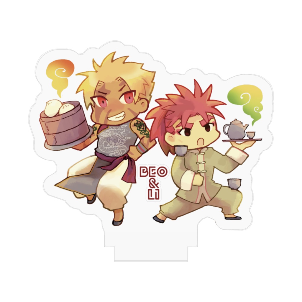 【FGO】ベオウルフ&李書文・アクスタ(異邦潜入mini)