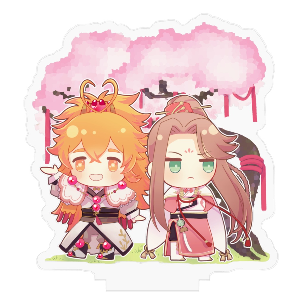 【食物語】吉利エビ&桃花粥・アクスタ