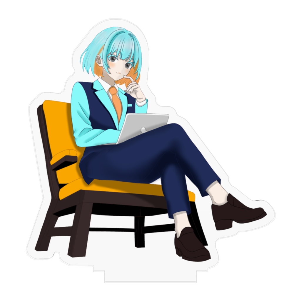 鸚哥ぱろ~お仕事中~アクリルフィギュア