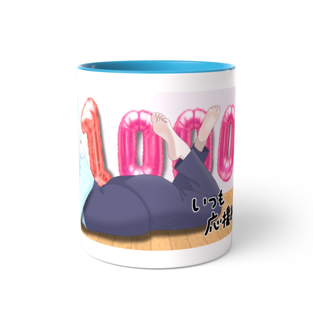 鸚哥ぱろ 登録者様1,000人記念 ツートンカラーマグカップ