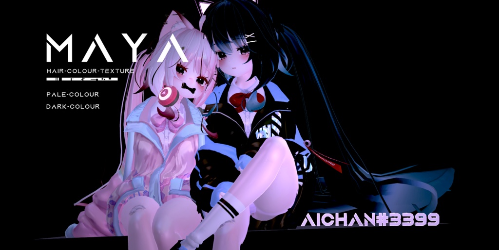 【舞夜】舞夜専用-髪テクスチャ