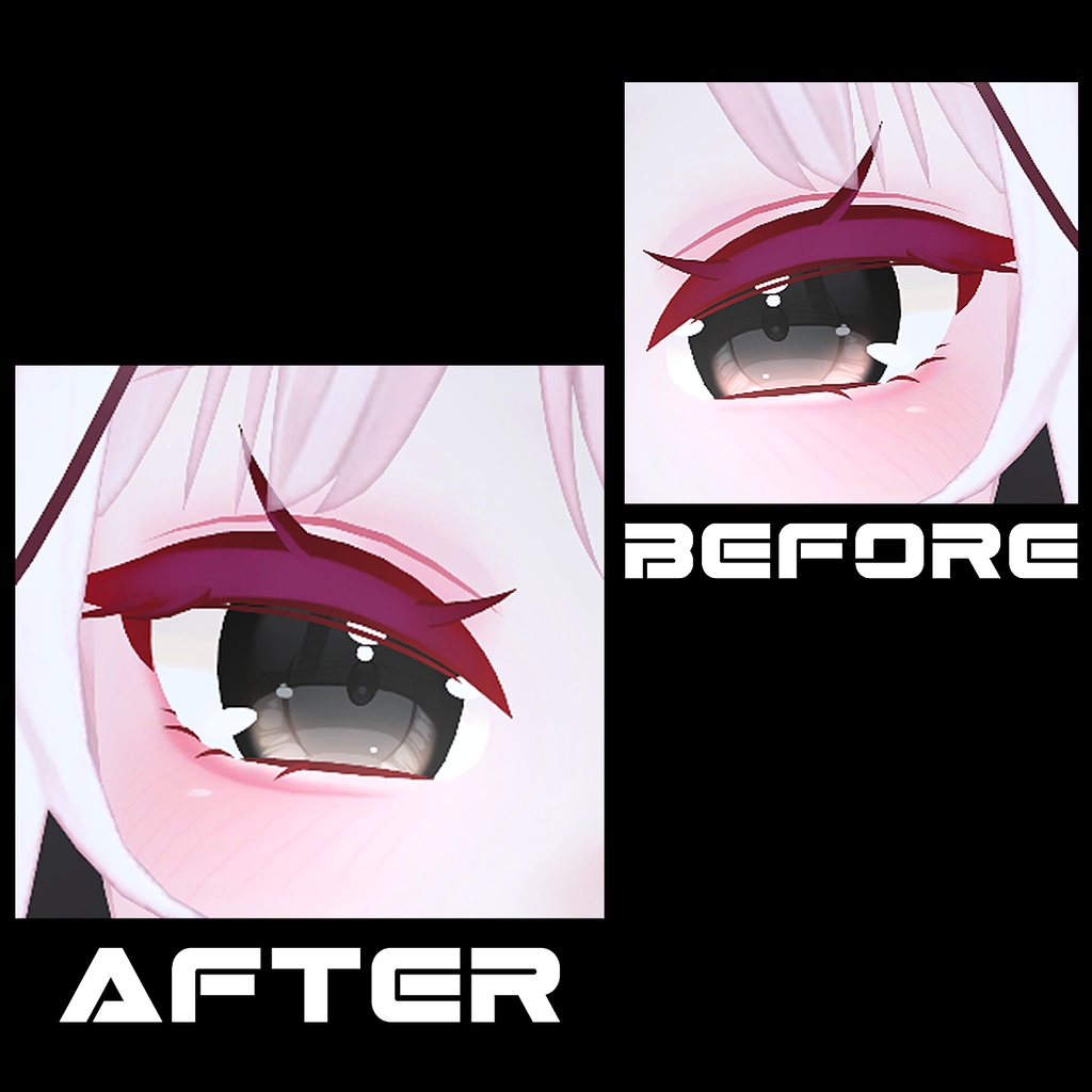 【舞夜-Maya】メイク 涙袋 & 口紅