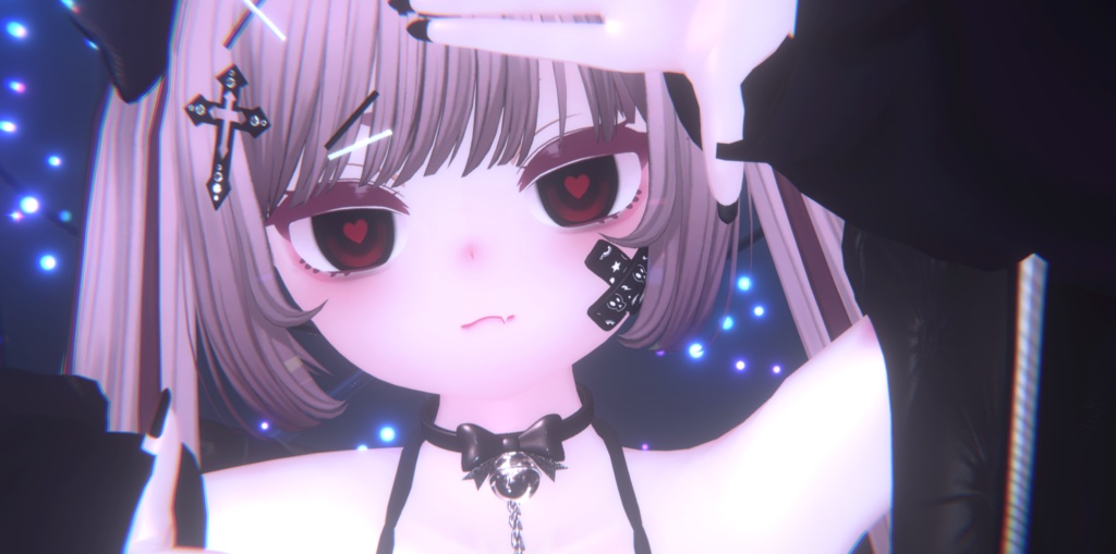 【もな-Mona】メンヘラメイク 涙袋 & 顔肌テクスチャ