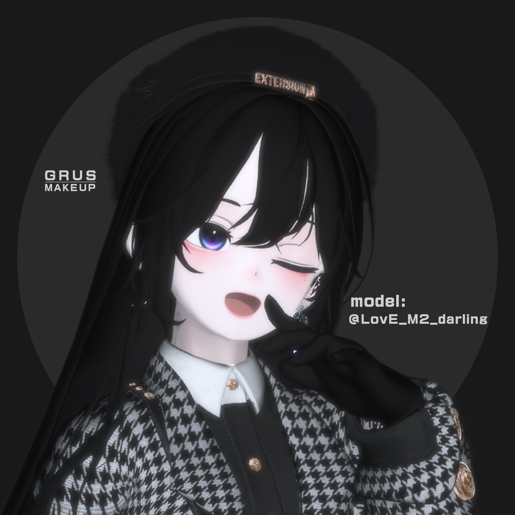 【Grus】中性メイク & 瞳テクスチャ【8色同梱】