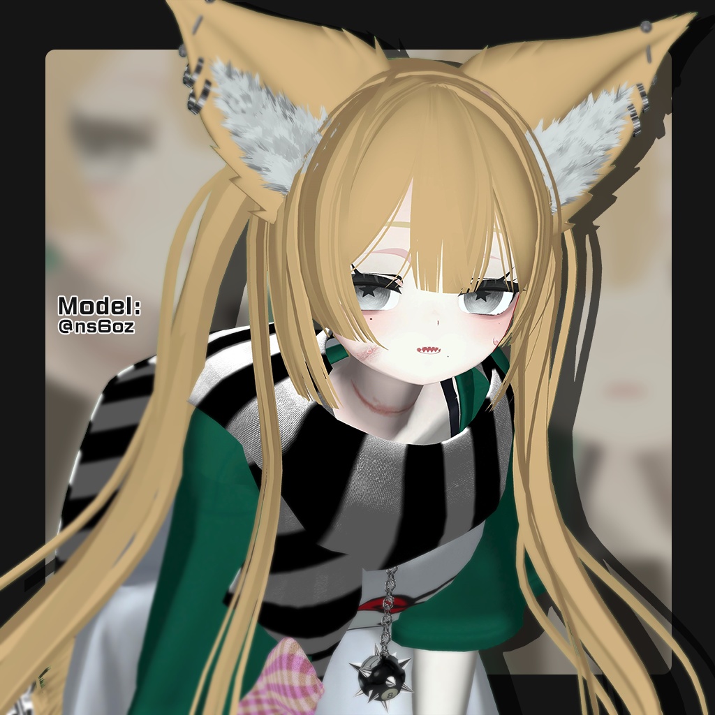 【桔梗-Kikyo】 メイク 、傷 、 瞳テクスチャ【10色同梱】