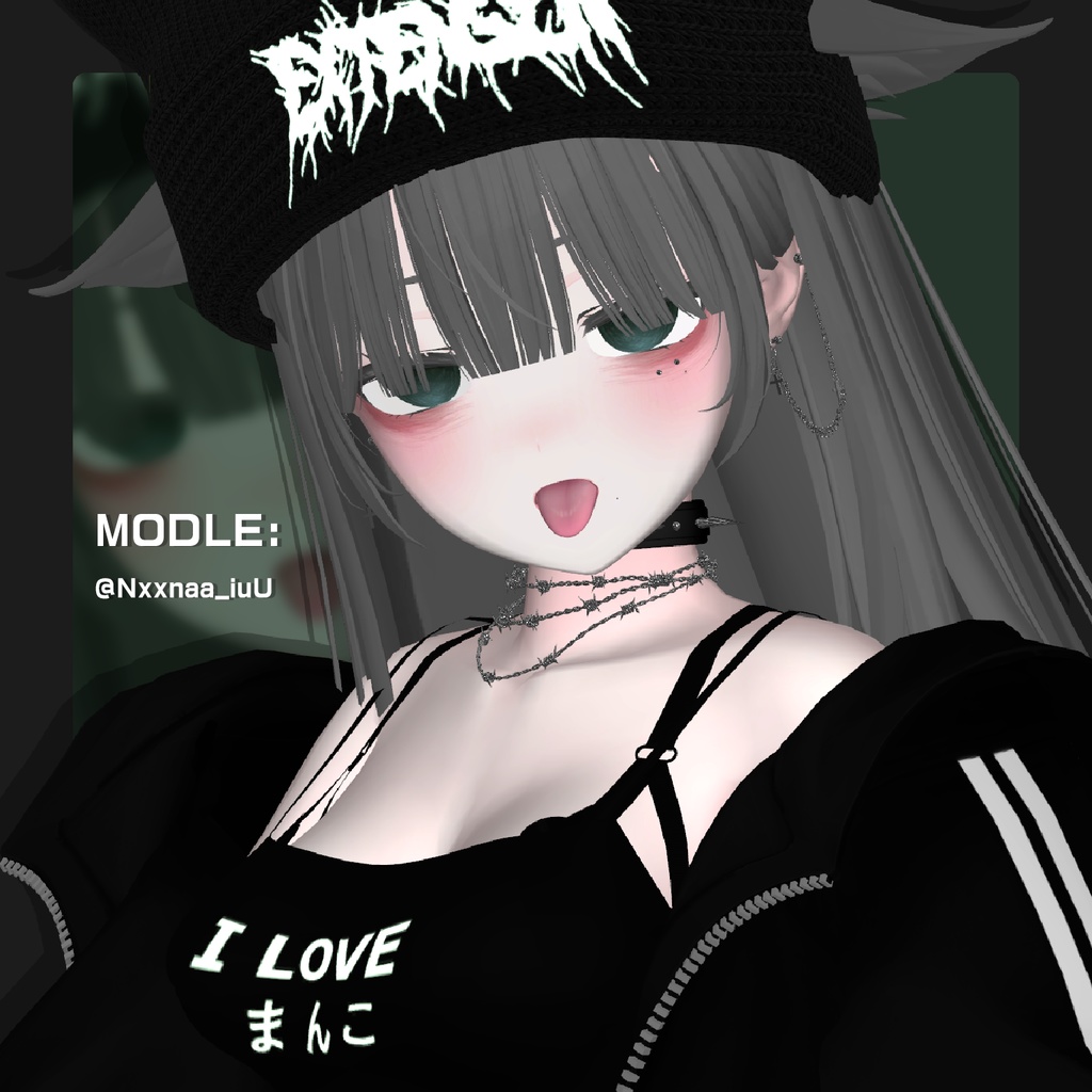 【桔梗-Kikyo】 メイク 、傷 、 瞳テクスチャ【10色同梱】