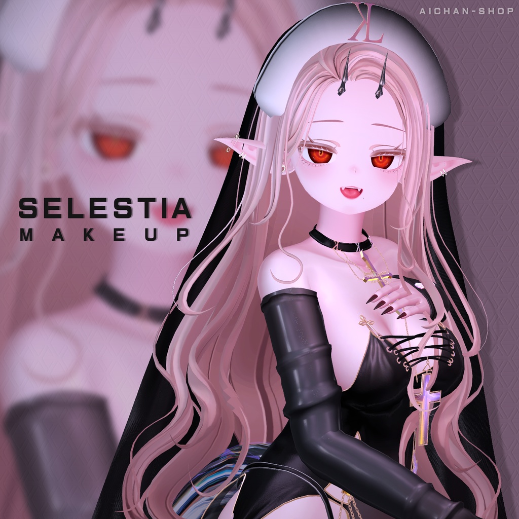 【セレスティア】メイク & 瞳テクスチャ【8色同梱】