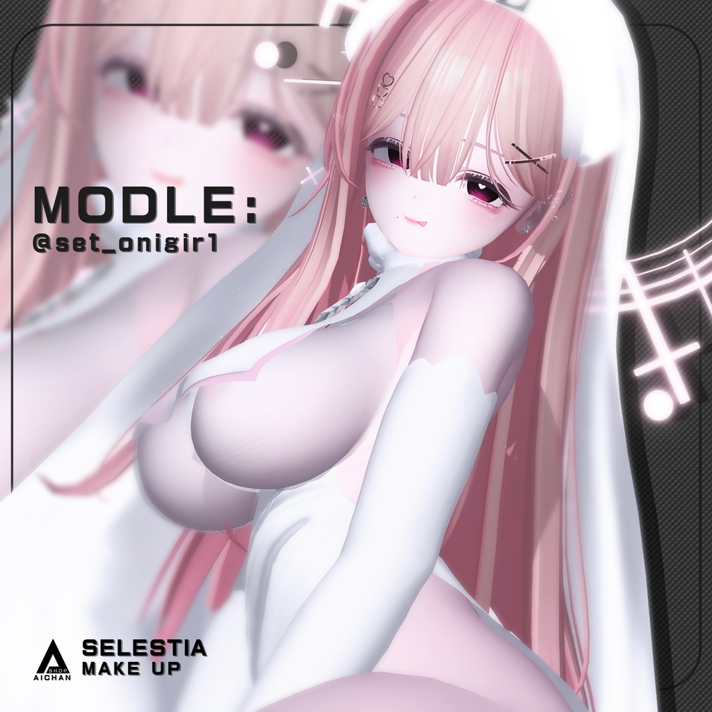 【セレスティア】メイク & 瞳テクスチャ【10色同梱】