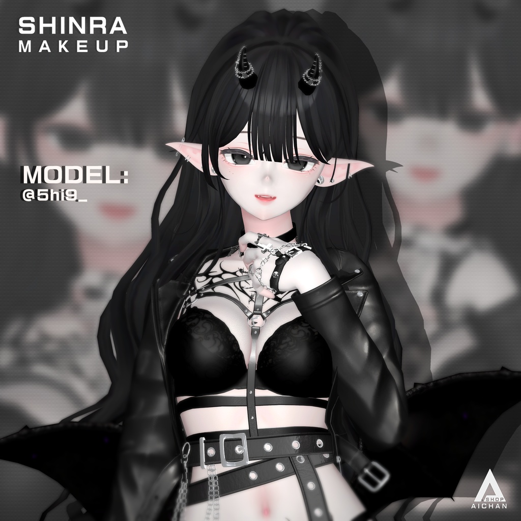 【森羅-Shinra】メイク & 舌 テクスチャー
