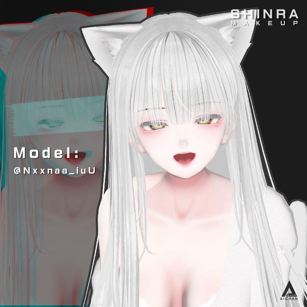 【森羅-Shinra】中性メイク & 瞳テクスチャー