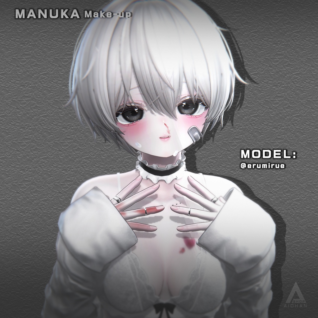 【マヌカ】地雷メイク / 傷 / 瞳 テクスチャー