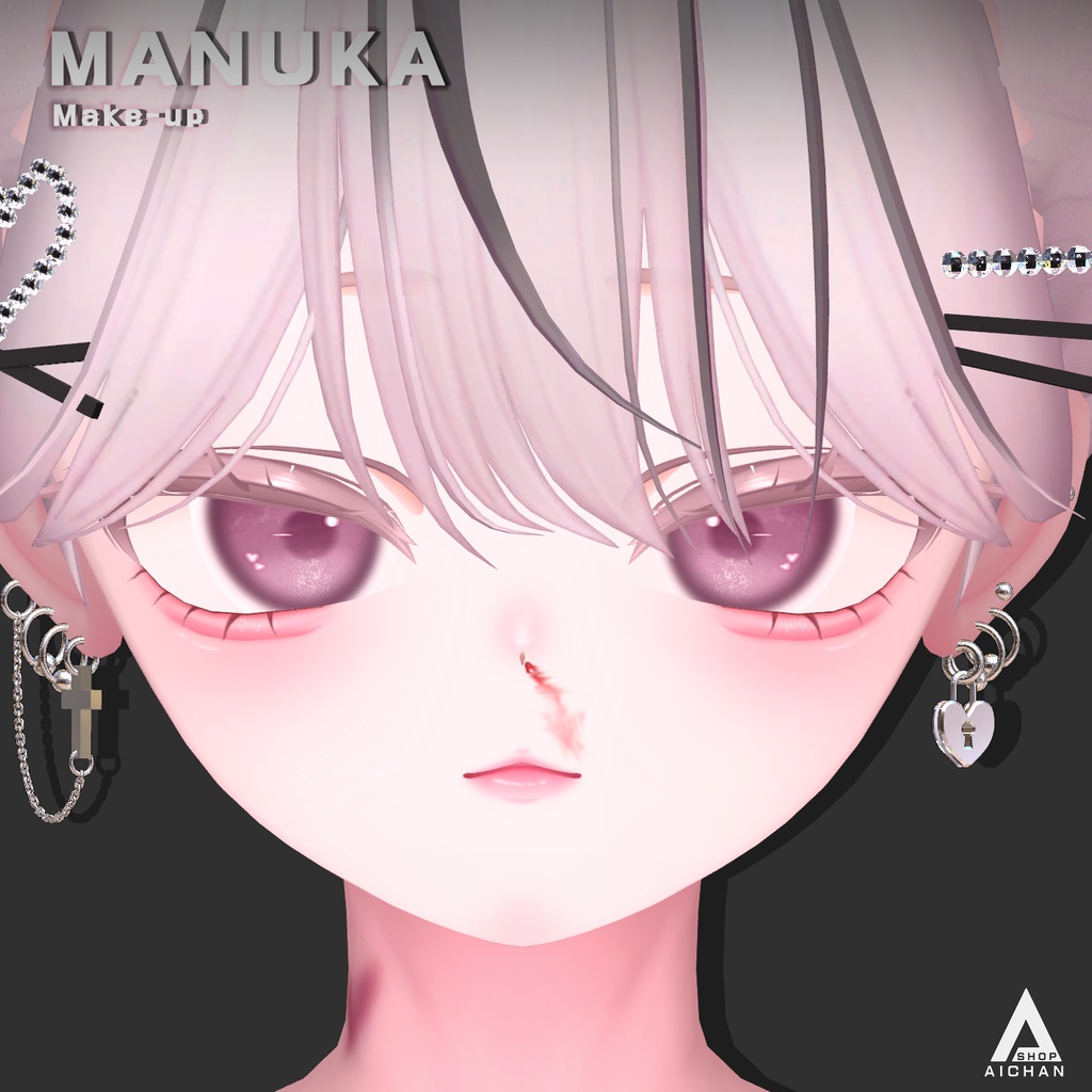 【マヌカ】地雷メイク / 傷 / 瞳 テクスチャー