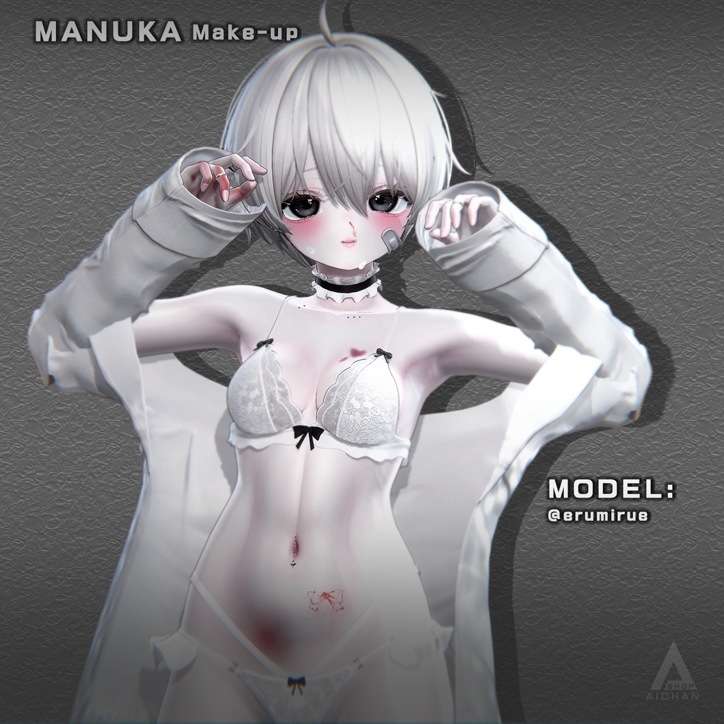 【マヌカ】地雷メイク / 傷 / 瞳 テクスチャー