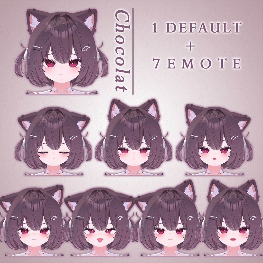 【ショコラ】表情パッケージ